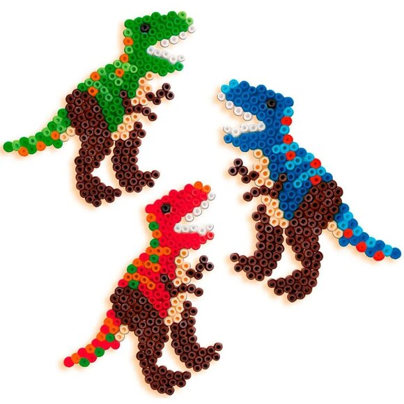 New in Box SES Creative Iron on Beads Set-Dinosaurs T-Rex1200 Pcs For Age 5+ - Picture 3 of 15